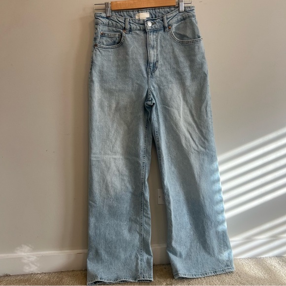 H&M Light Wide Leg Jeans - Picture 1 of 10